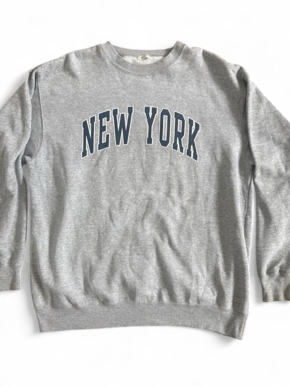 Brandy Melville John Galt New York gray crewneck sweatshirt